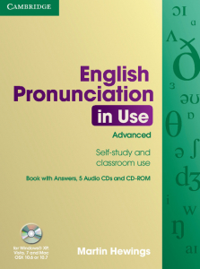 English Pronunciation in Use Advanced Bk + CDs and CD ROM